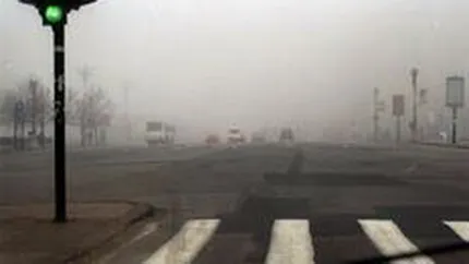 Polei si ceata pe unele drumuri din tara