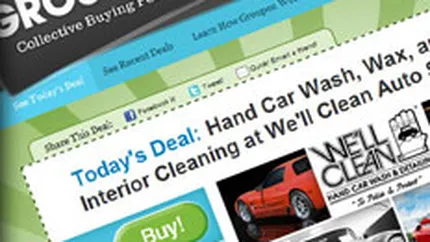 Groupon, companie prezenta si in Romania, a finalizat un proces de finantare de 950 mil. $