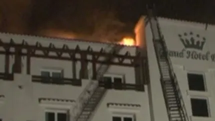 Incendiu la un hotel de lux din Mamaia