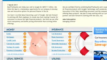 Google cumpara un site de comparare a preturilor cu 61 mil. $