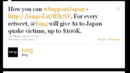 Cum profiti de cutremurul din Japonia ca sa-ti faci reclama? Vezi retea Microsoft