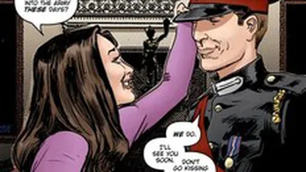 Printul William si Kate Middleton au devenit personaje de benzi desenate