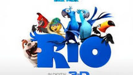 Rio, pe primul loc in box-office-ul american, cu incasari de 40 mil. $