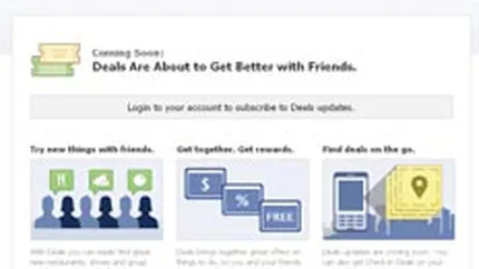 Facebook lanseaza un serviciu de reduceri similar cu Groupon