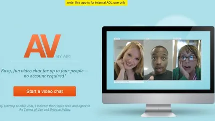 AOL lanseaza un serviciu de video-chat fara log-in sau download
