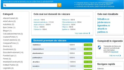 Trafic.ro lanseaza Bursa de Domenii