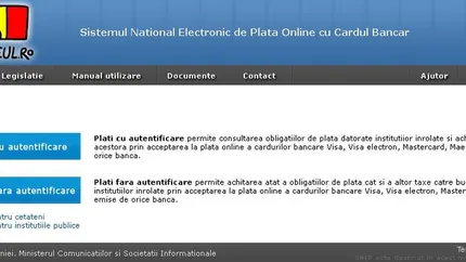 Plata taxelor online, posibila in inca 24 de localitati. Vezi care sunt acestea