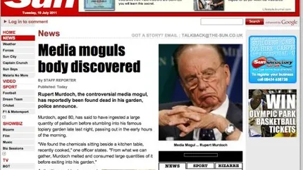 Un grup de hackeri a spart site-ul The Sun si a anuntat moartea lui Rupert Murdoch