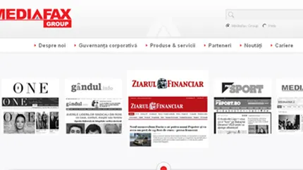 Mediafax Group si-a lansat site de prezentare