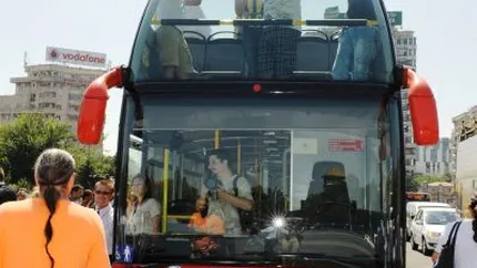 Bucurestiul intra in randul lumii: Vezi cum arata autobuzele turistice inaugurate joi de Udrea. GALERIE FOTO