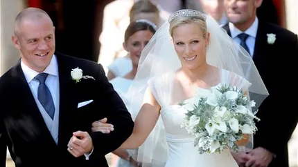 A doua nunta regala a Marii Britanii: Zara Phillips, cea mai mare dintre nepoatele reginei Elizabeth a II-a, s-a casatorit