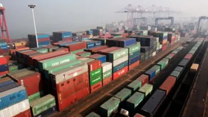 Deficitul comercial a scazut cu 7% in primul semestru, la 4,5 miliarde de euro