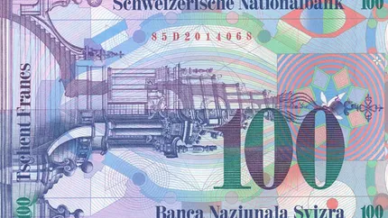 Francul elvetian s-a apreciat cu aproape 2% fata de euro si dolar