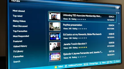 Youtube va lansa continut 3D pentru Samsung Smart TV