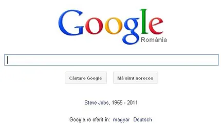 Google ii aduce un omagiu lui Steve Jobs