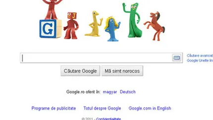 Google si-a modificat logoul pentru a-i aduce un omagiu lui Art Clokey