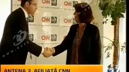 Antena3 s-a afiliat retelei CNN  (VIDEO). Cat costa un astfel de parteneriat?
