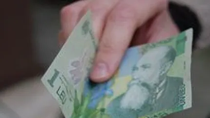 Cursul a coborat marti cu aproape 1 ban, la 4,3498 lei/euro