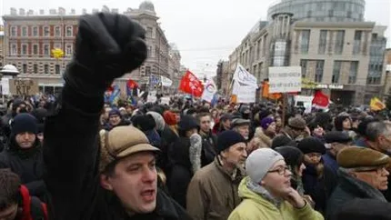 20.000 de oameni protesteaza in Moscova. Opozitia asteapta 100.000 de manifestanti