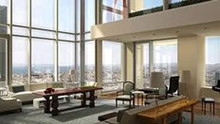 Cel mai scump penthouse din Manhattan: 110 mil. $ pentru 1.000 m.p. pe 2 etaje
