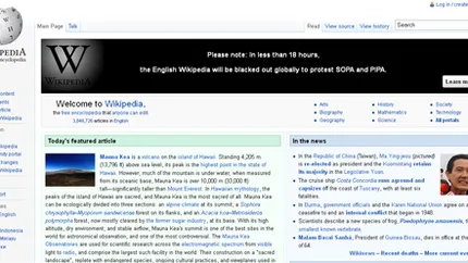 Greva la Wikipedia. Legea care dauneaza Internetului liber