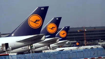 Lufthansa pierde peste 10 mil. euro din cauza grevei de pe aeroportul din Frankfurt