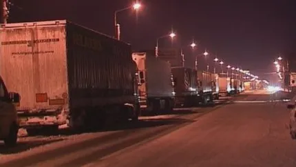 Blocada de la Giurgiu-Ruse continua. Sute de tiruri asteapta in vama