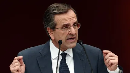 Antonis Samaras: Iesirea Greciei din zona euro va fi o adevarata catastrofa