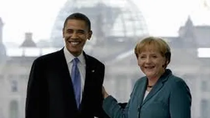 Obama a discutat cu Merkel si Monti despre consolidarea zonei euro