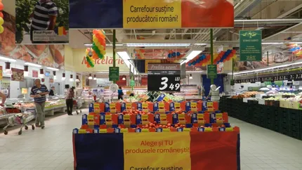 Carrefour: Toate produsele romanesti vor fi semnalizate vizibil la raft