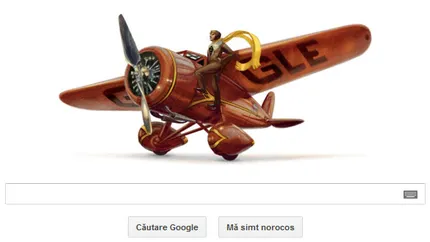 Prima femeie pilot, omagiata de Google printr-un logo in forma de avion