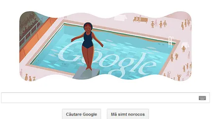 Google si-a schimbat logo-ul pentru a sarbatori inceperea probei de sarituri in apa la JO 2012