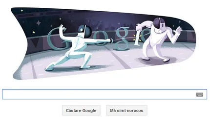 Google si-a modificat logo-ul pentru a sarbatori scrima, sport inclus in Jocurile Olimpice