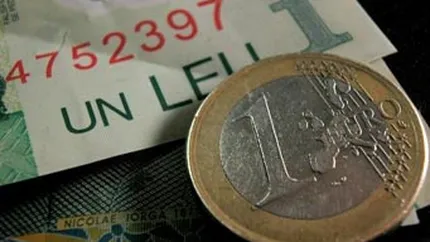 Cursul, la un nou record: 4,6481 lei/euro