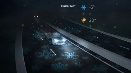 Marcajele rutiere ale viitorului: Fulgi de zapada fosforescenti