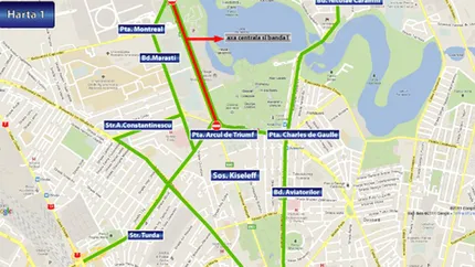 Restrictii de trafic pentru pregatirile de 1 Decembrie. Harta strazilor blocate luni si marti