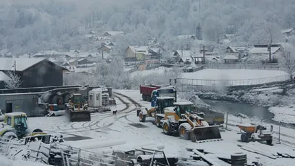 ANM a restrans avertizarea Cod Galben de ninsori la 9 judete