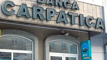 Actiunile Bancii Carpatica au urcat cu 4,3% marti dimineata