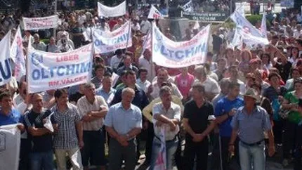 Proteste la Oltchim. Angajatii cer planul de reorganizare