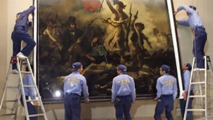 Celebrul tablou Liberté, al lui Delacroix, a fost vandalizat