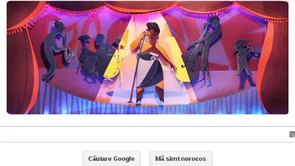 Google o omagiaza pe Ella Fitzgerald printr-un logo special (Video)