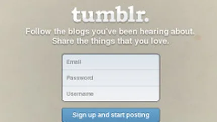 Yahoo preia serviciul de blogging Tumblr pentru 1,1 mld. dolari