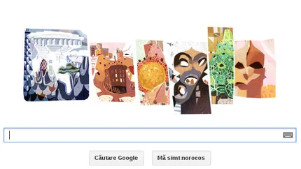 Google il sarbatoreste pe arhitectul Antoni Gaudi