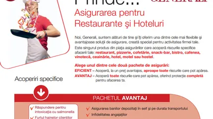 O asigurare care acopera chiar si imbolnavirea cu salmonella (P)