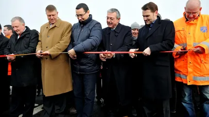 Mesaj pentru Ponta la inaugurare de autostrada: Asteptam cu interes cel de-al XV-lea Congres