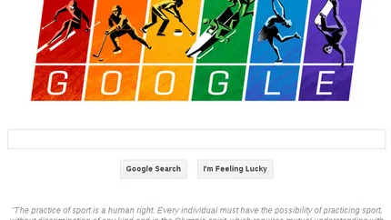 Google sustine subliminal homosexualii. Ce reactii starneste logo-ul pentru Jocurile Olimpice