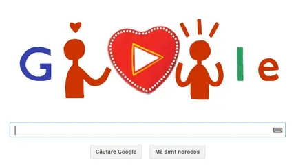 Ce logo a pregatit Google de Valentine’s Day 2014