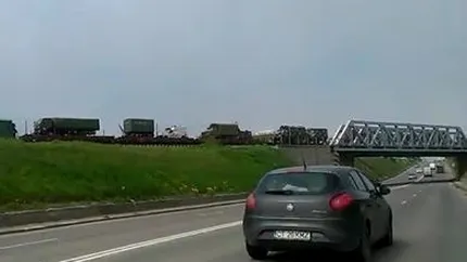 Ce spune Ministerul Apararii despre trenul militar filmat in Constanta