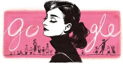 Google o sarbatoreste pe Audrey Hepburn