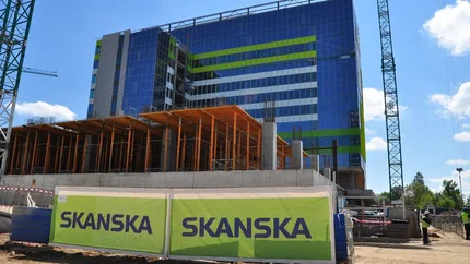 Prima cladire de birouri Skanska din Bucuresti, finalizata 80%